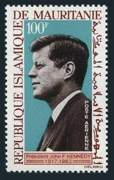 Mauritania C40,lightly hinged.Michel 241. President John F.Kennedy,1917-1963.