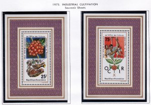 Rwanda Souvenir Sheets #640 & 641, MNH, CV $5.25