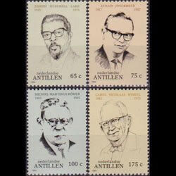 NETH.ANTILLES 1994 - Scott# 717-20 Famous Persons Set of 4 NH