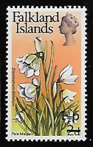 Falkland Islands # 199 - Pale Maiden - surcharged - MLH.....{BRN17}