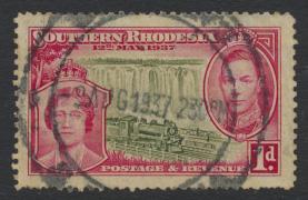 Southern Rhodesia  SG 36  SC# 38   Used  Coronation  see details 