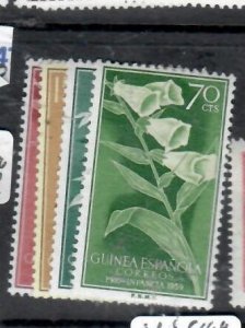 SPAINISH  GUINEA FLOWERS  SC 360-361, B53   MOG    P0429A H