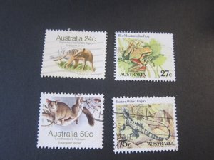 Australia 1981 Sc 788,790,793,797 FU