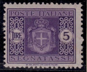 Italia Luogotenenza - Segnatasse Filigrana Ruota alata Sassone n.94 MNH**