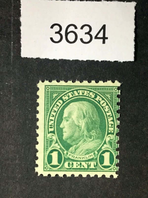 MOMEN: US STAMPS #581 MINT OG NH LOT #3634