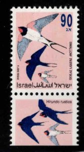 ISRAEL Scott 1142 MNH** Bird stamp with tab