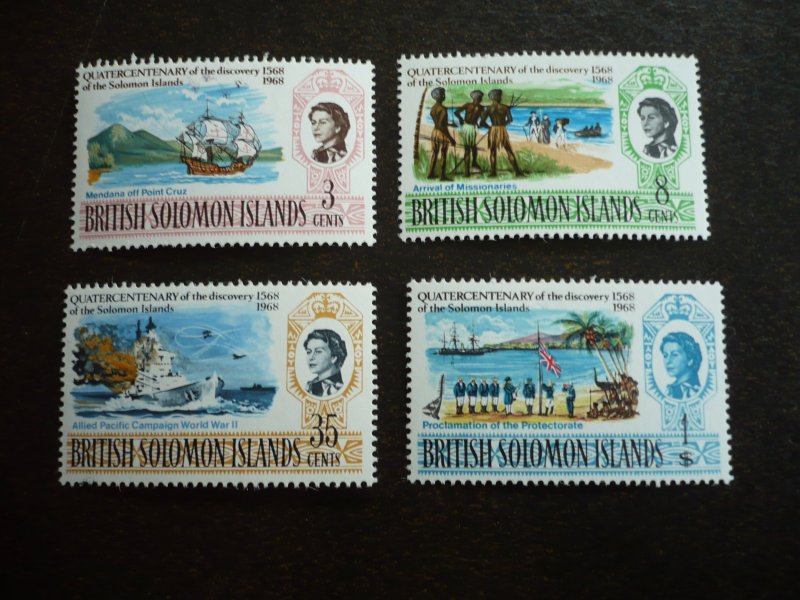 Stamps-Solomon Islands- Scott#176-179 - Mint Hinged Set of 4 Stamps