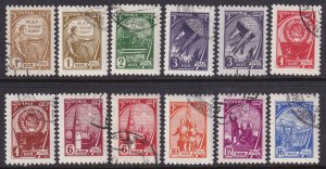Russia (1961-65) Sc 2439-48 CTO, set of 12 stamps, complete. See description