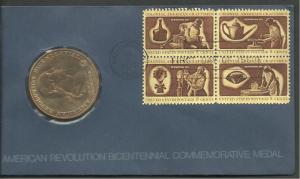 US Cat #1456-59, Colonial Craftsmen w/Medal, FDC*-