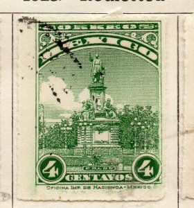 Mexico 1923 Early Issue Fine Used 4c. 309822