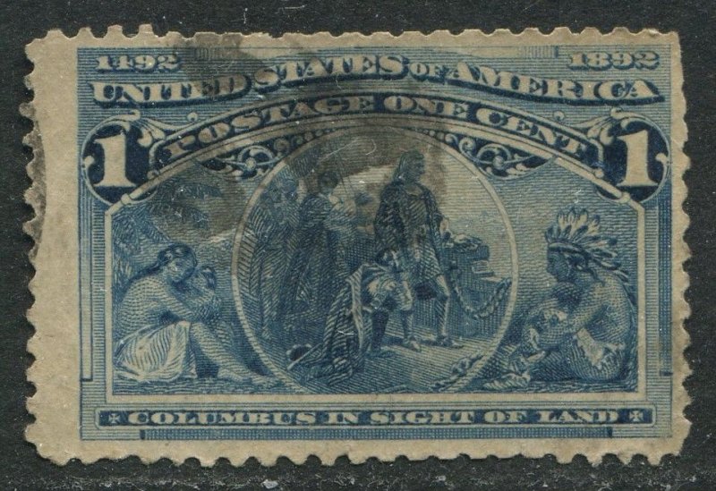 230 1c Columbian Used