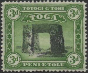 Tonga 1897 SG44a 3d Prehistoric Trilith at Haamonga MLH