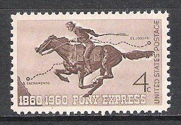 US #1154 Pony Express MNH