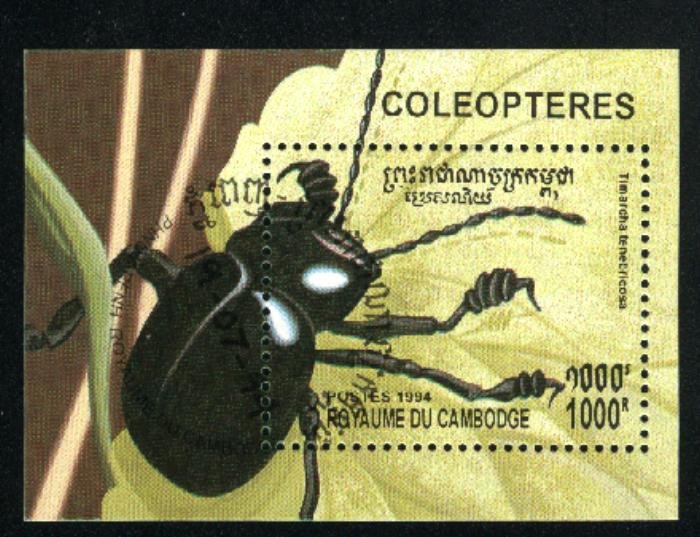 Cambodia #1378   SS Beetle  NH VF 1999 PD