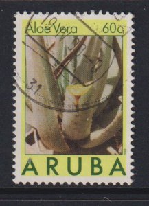 Aruba   #30   used  1988  Aloe vera  60c  plant