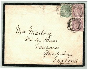 GB MILITARY Used Abroad EGYPT CAMPAIGN MAIL British Army PO Cover 1882 Glos 48j