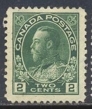 Canada Scott #'s 107 MH