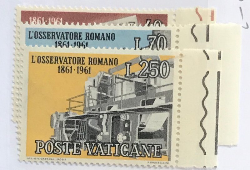 Vatican City #310-312 MNH CV$2.75