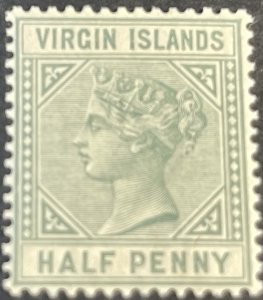 BRITISH VIRGIN ISLANDS # 13-MINT NEVER/HINGED---SINGLE---1880