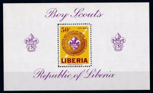 [66615] Liberia 1965 Scouting Jamboree Pfadfinder Airmail Souvenir Sheet MNH