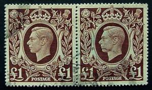 Great Britain, Scott 275, Used Pair