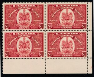 CANADA E8 MINT NH F-VF BLOCK OF 4