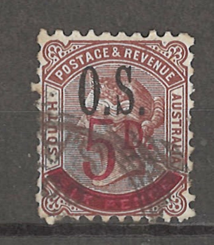 COLLECTION LOT # 4231 SOUTH AUSTRALIA #O59 STAMPS 1891 CV+$14