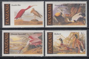 Tanzania 306-309 Birds MNH VF