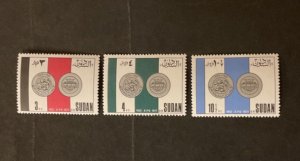 Stamps Sudan Scott #305-7 never hinged