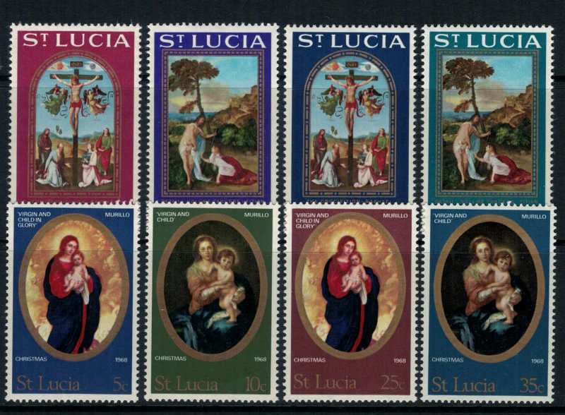 St. Lucia #231-4, 237-40* NH  CV $2.00