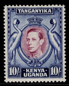 KENYA UGANDA TANGANYIKA GVI SG149b, 10s reddish-purple & blue, NH MINT. Cat £55.