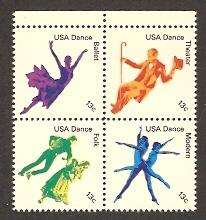 #1749-52 Dance Block Mint NH