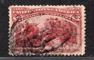 **US, SC# 242 Used, VF/XF Well Centered Beauty, Tiny Perf Thin, CV $575.00