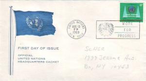 United Nations Scott #197  FDC MNH