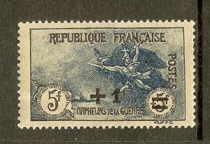 France, Scott #B19, 5f+5f La Marseillaise, VF Ctring, MNH