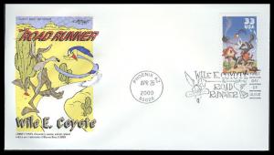 #3391 Wile Coyote - Roadrunner Artmaster FDC