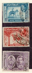 Iraq #130-32 used cpl set UPU