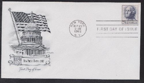 1213 George Washington Unaddressed Artmaster FDC