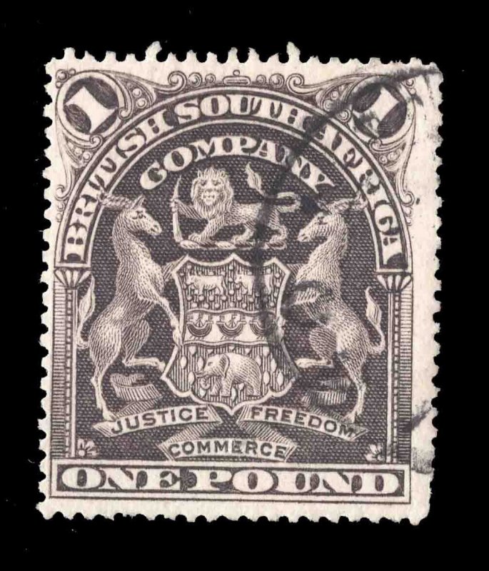 MOMEN: RHODESIA SG #90 1901 USED £175 LOT #66692