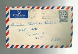 1960 Toorak Australia COver to USA