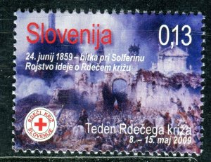 737 - SLOVENIA 2009 - Red Cross - MNH Set