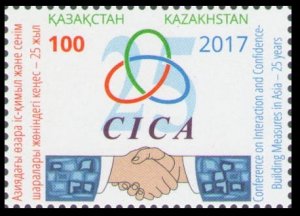 2017 Kazakhstan 1053 25th Anniversary Conference on Interaction and Confidence i