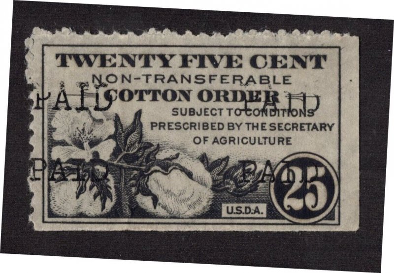 U.S. - Cotton Order - Used