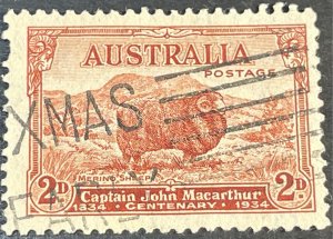 AUSTRALIA # 147a-USED--SINGLE--1934