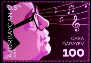 Azerbaijan 2018 MNH Stamp Music Composer
