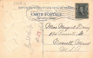 Brazil, Embossed Stamp Card, #67, Published by Ottmar Zieher, Used in 1908