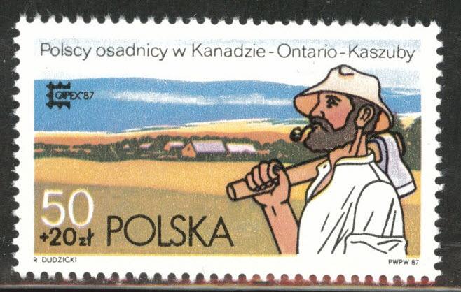 Poland Scott B145 MNH** 1987 semipostal