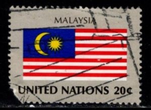 United Nations - #375 Flag - Malaysia - Used