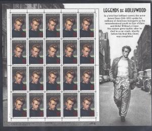 United States, 3082, James Dean Sheet(20),**MNH**
