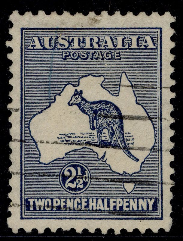 AUSTRALIA GV SG36, 2½d deep blue, USED. Cat £35.